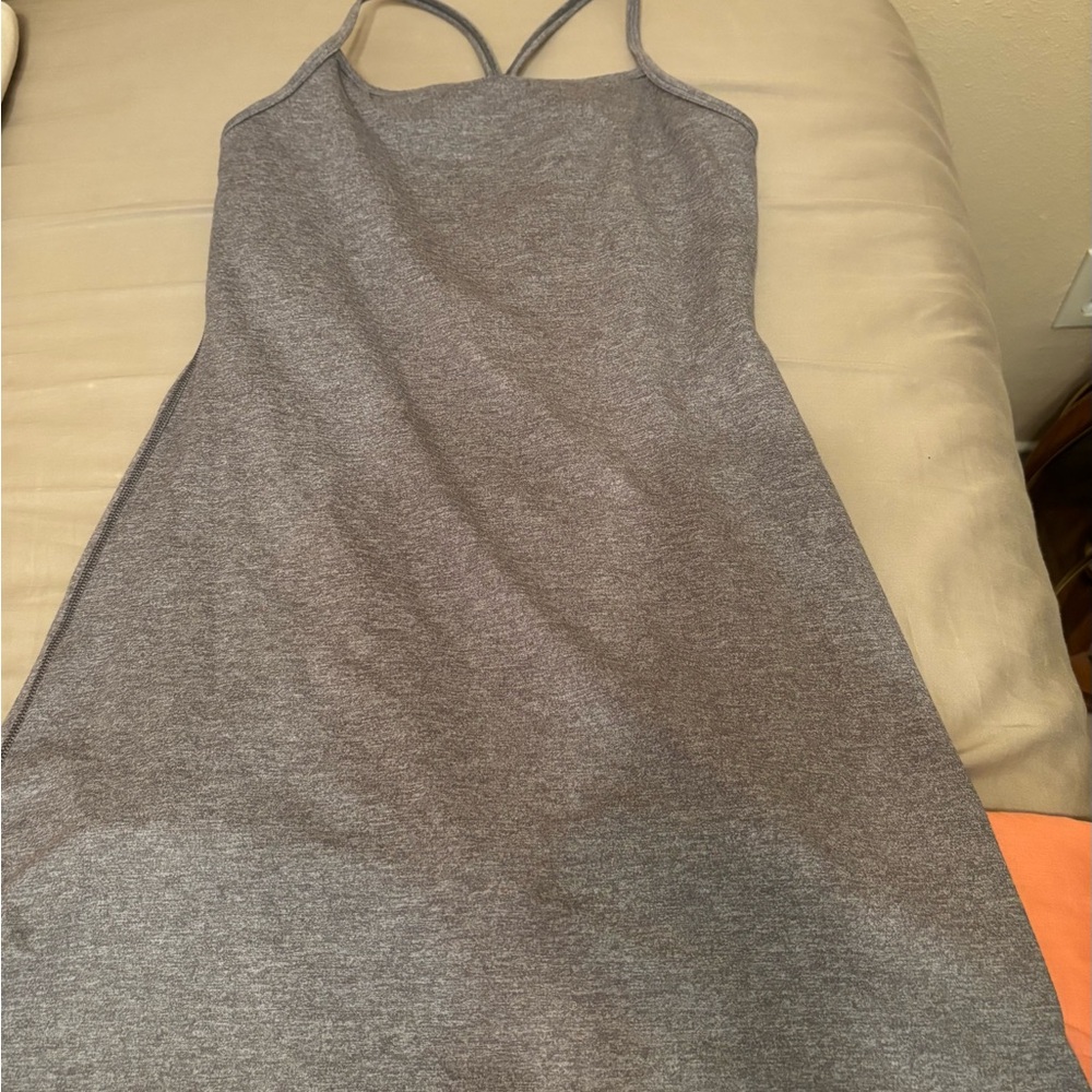 Gray Sleeveless Athletic Dress